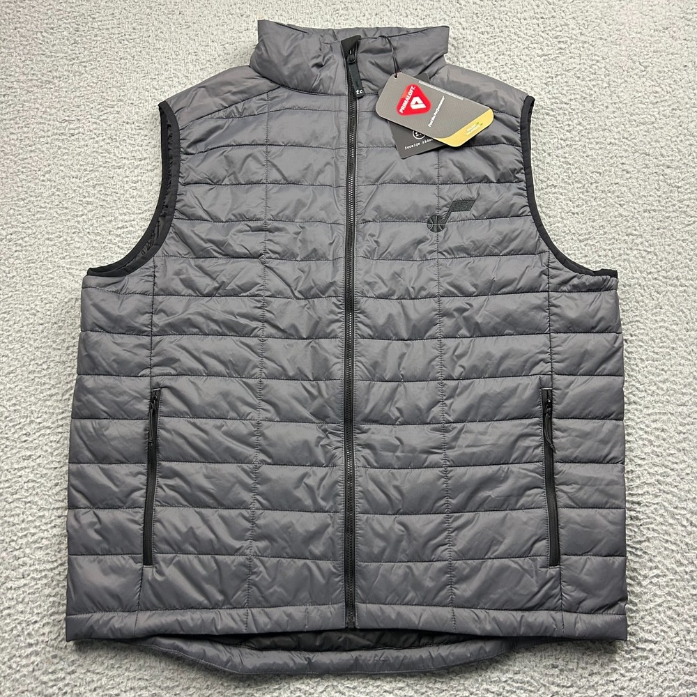 NEW Utah Jazz NBA Foreign Rider Co Puffer Vest sz 4 (L/XL) Insulated Primaloft